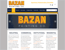 Tablet Screenshot of bazanpainting.com